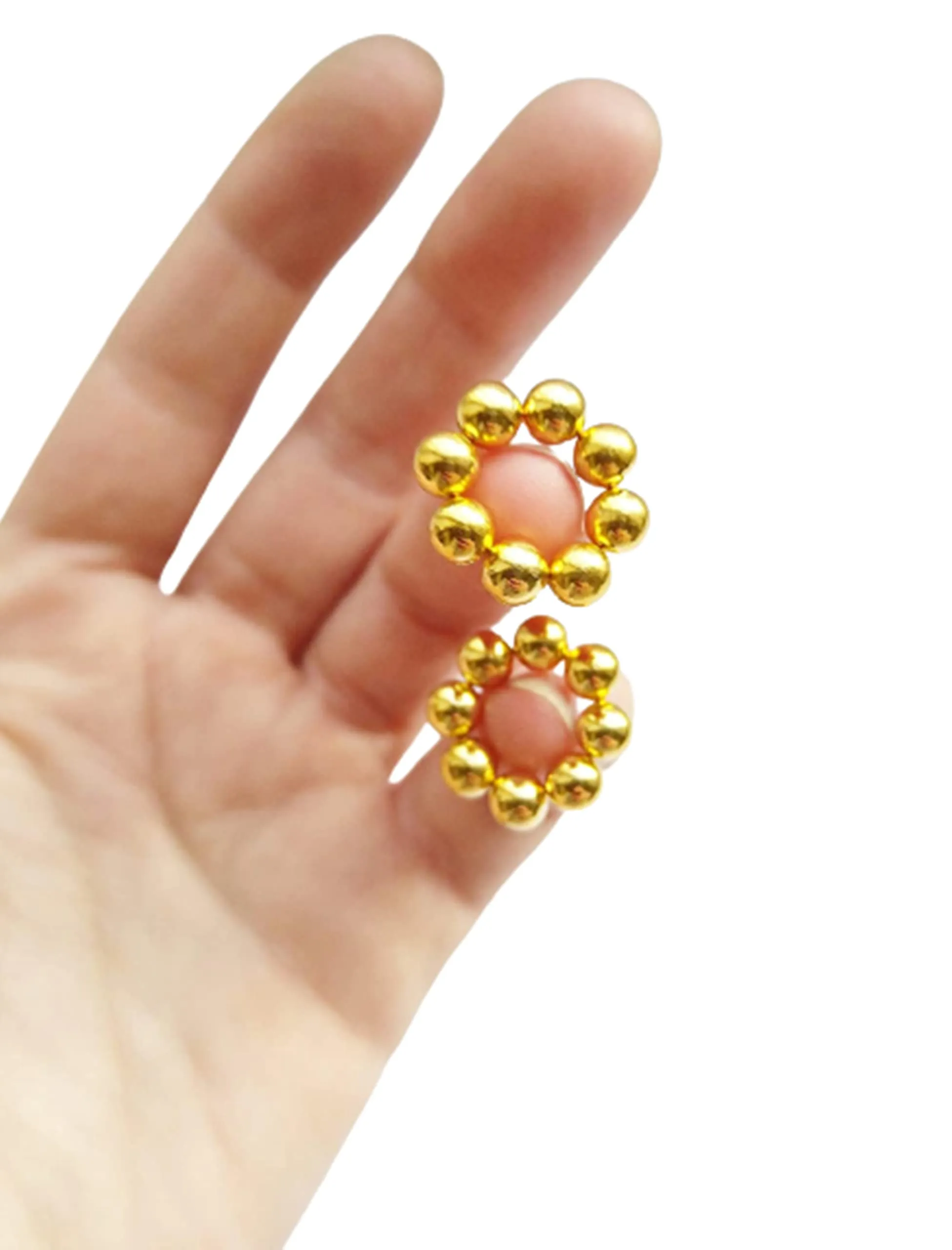 Gold Magnetic Nipple Rings - Adjustable Non-Piercing Jewelry with Strong Magnets - SilverBuds